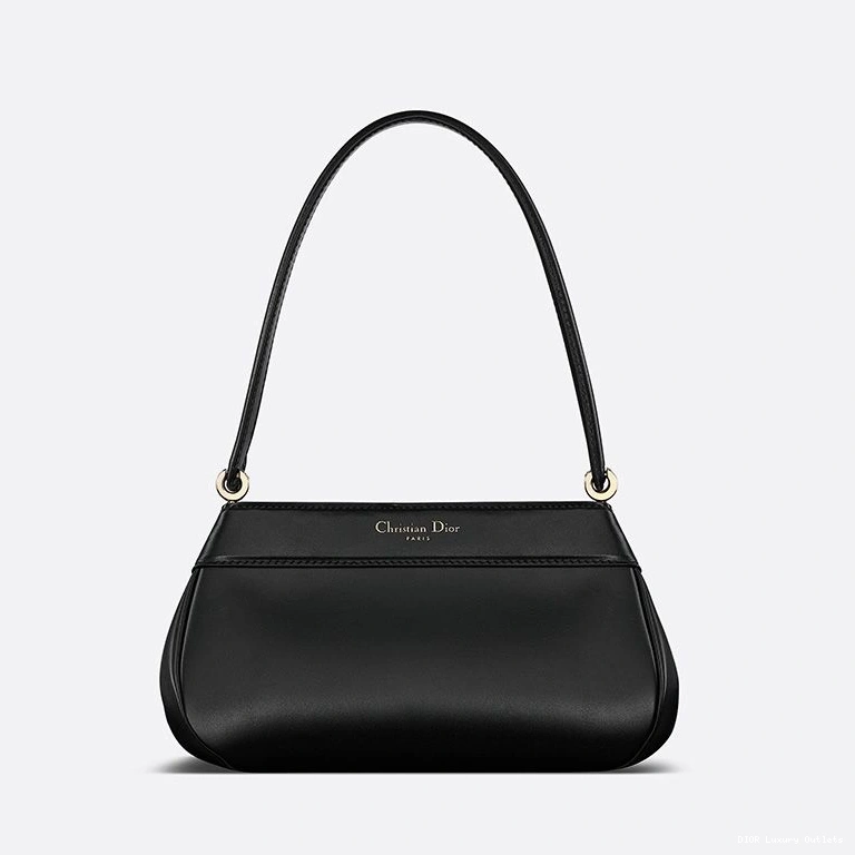 Cheap Box Calfskin Small Black Bag Key Dior 0717 Luxury